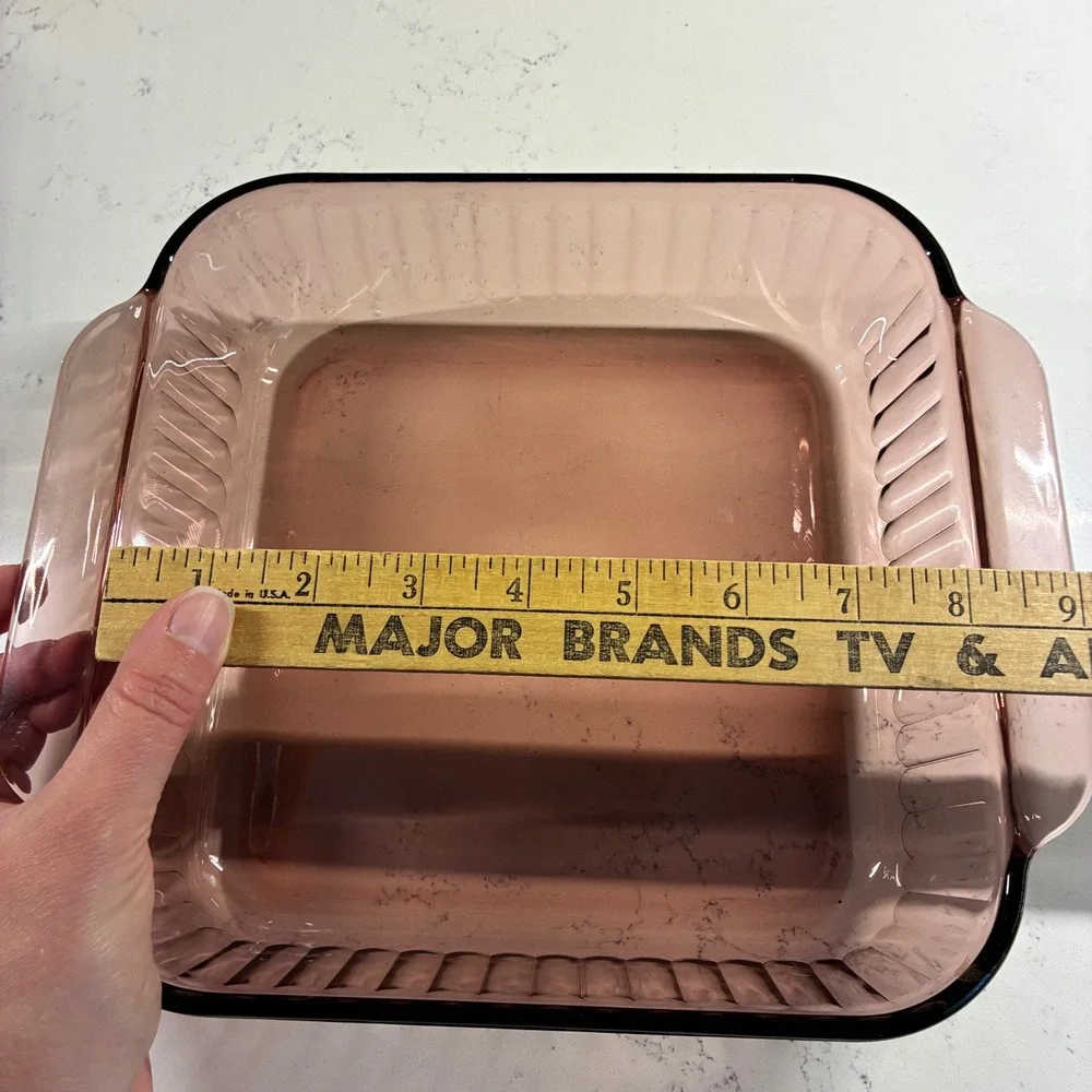 Pyrex cranberry visions